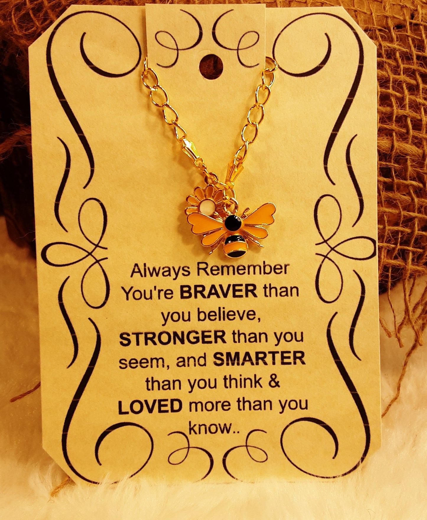 Bee Charm Necklace