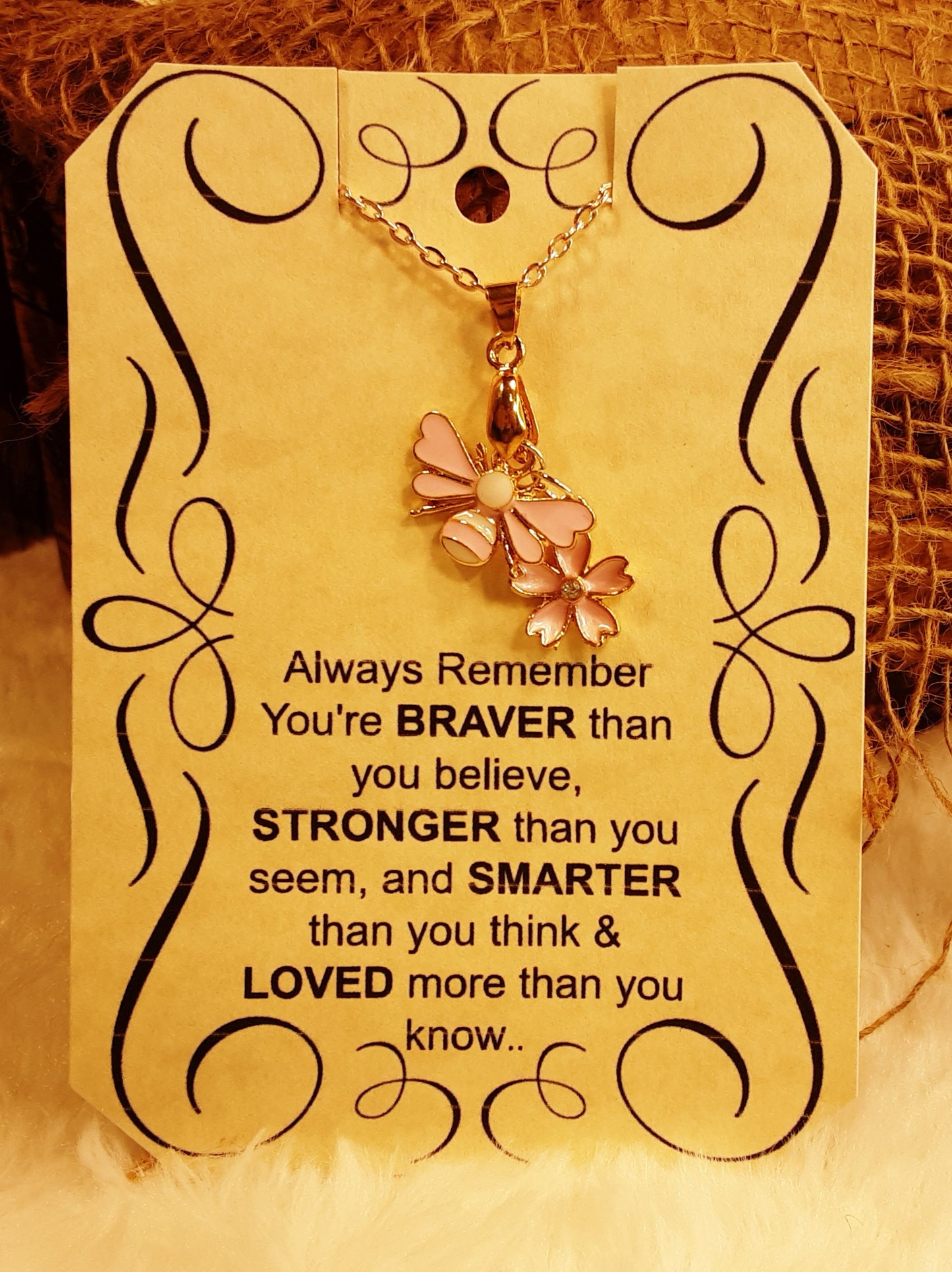 Bee Charm Necklace