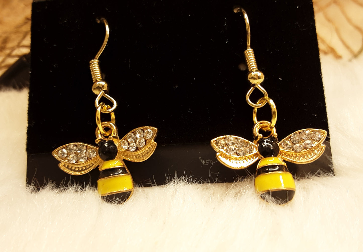 Honey Bee Earrings