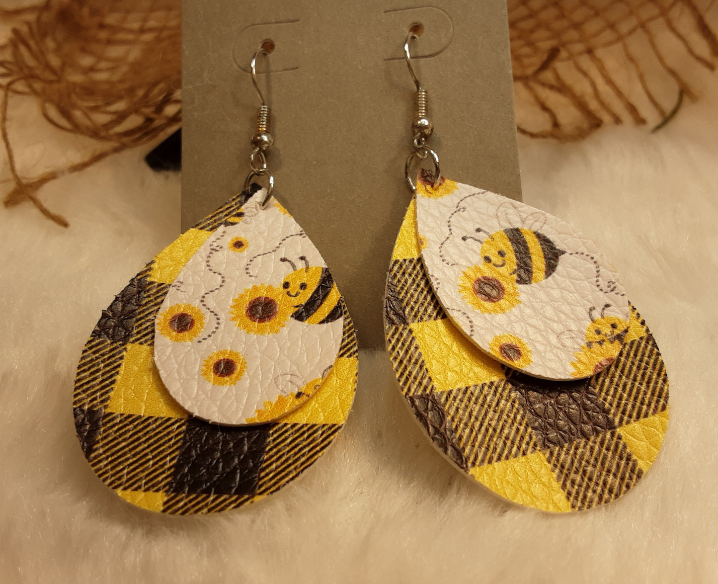 Honey Bee Earrings