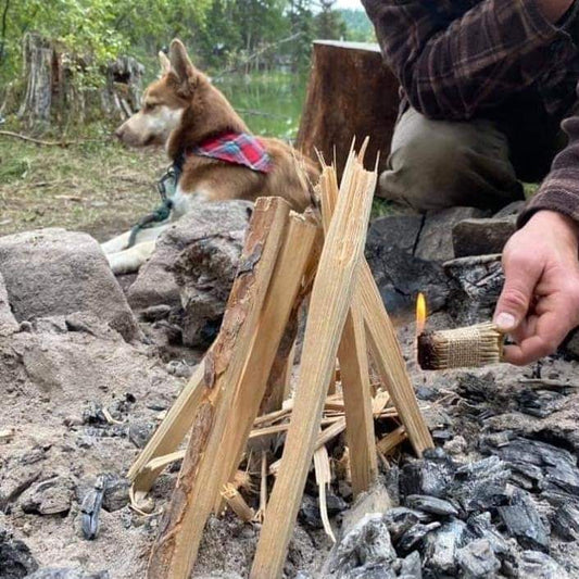 Beeswax Fire Starter